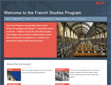 Tablet Screenshot of french.bard.edu