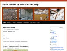 Tablet Screenshot of middleeastern.bard.edu