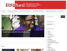 Tablet Screenshot of hrp.bard.edu