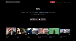 Desktop Screenshot of bard.co