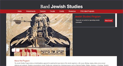 Desktop Screenshot of jewish.bard.edu