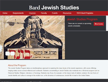 Tablet Screenshot of jewish.bard.edu