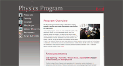 Desktop Screenshot of physics.bard.edu
