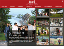 Tablet Screenshot of bard.edu