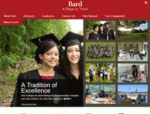 Tablet Screenshot of cg.bard.edu